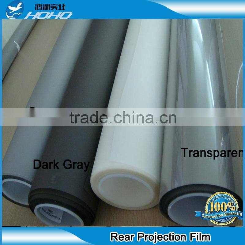 Holographic Display Glass Film , 3D Holographic Rear Projection Film. Transparent Self Adhesive Rear Projection Screen Foil/Film