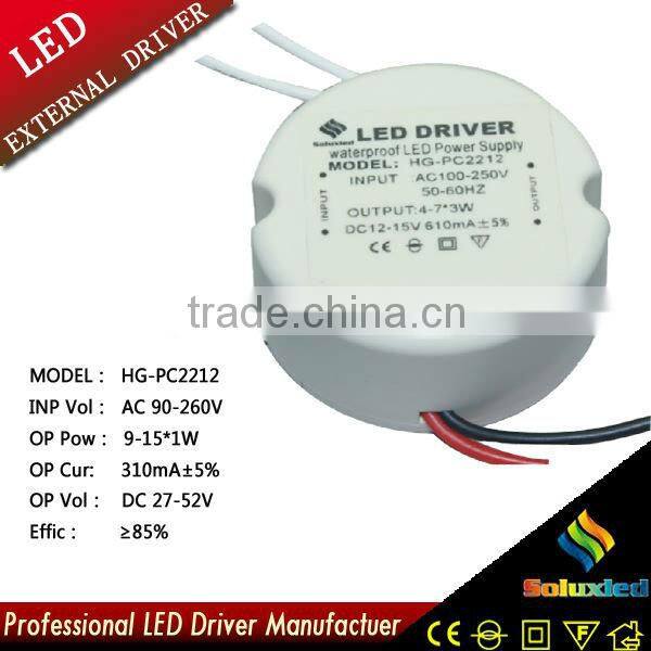 HG-PC2212 LED driver lamps driver 9-15*1W