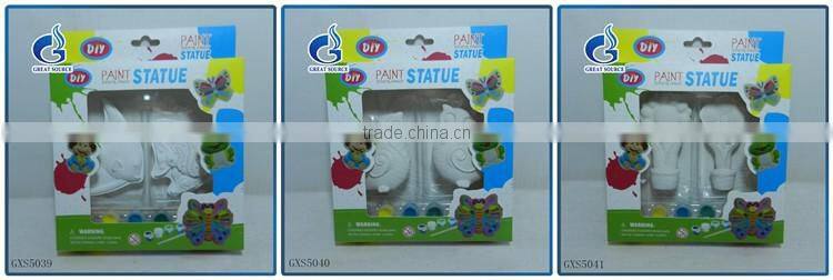 kids paint your own ceramic paint DIY fish painting kits 6 colors and 1brush