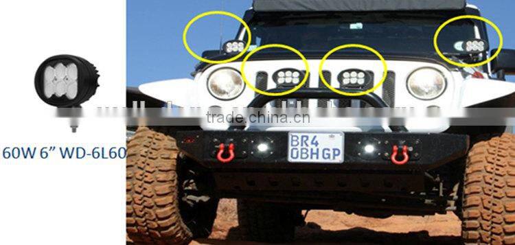 High quality Oledone 60w auxiliary car led working lamp