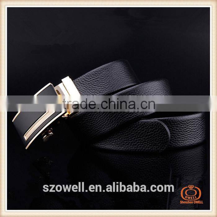 2016 Stylish new model belt unisex genuine leather belt