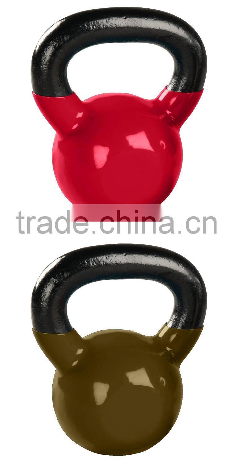 Colored Custom Deluxe Vinyl Kettlebells for Fitness Exercises China