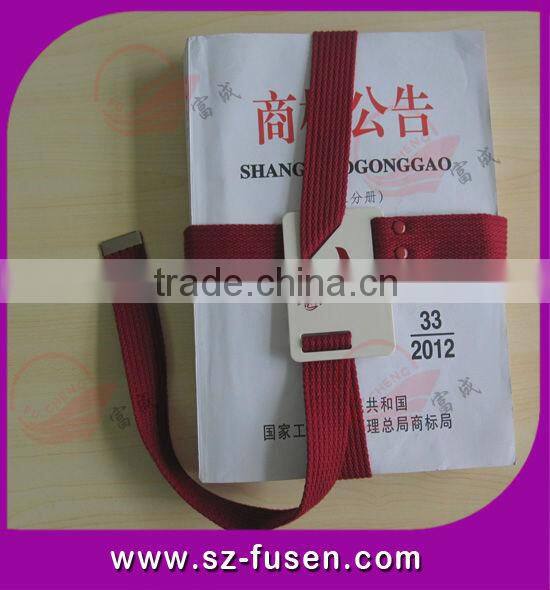 new style book strap with custom logo
