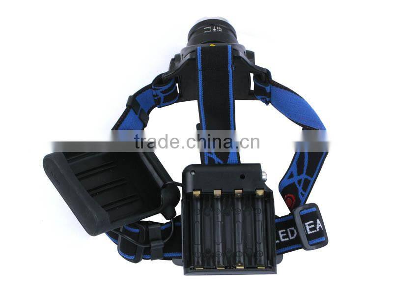 High Power Rechargeable 1000 Lumen T6 Led Headlamp for Hunting