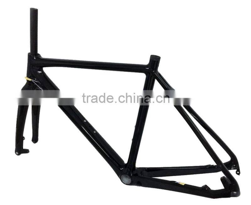 World Number Three Best Sale Di2 Carbon Bicycle Cyclocross Frame Fork, Carbon CX Frame Thru Axle