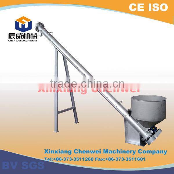 Stainless steel shaft screw conveyor for material handing equipment