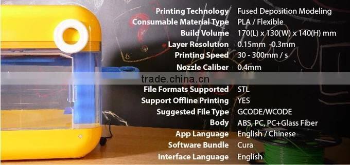 High quality and The World's First Kid-friendly Mini-Toy Kids 3D Printer