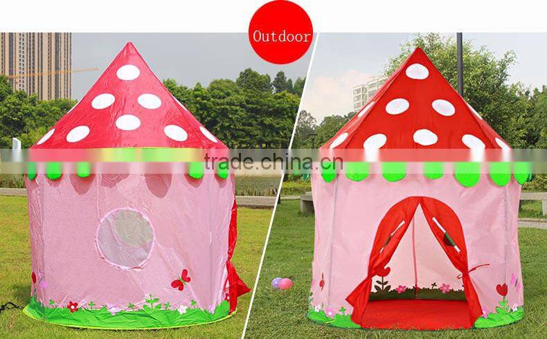 Folding castle children kids play tent