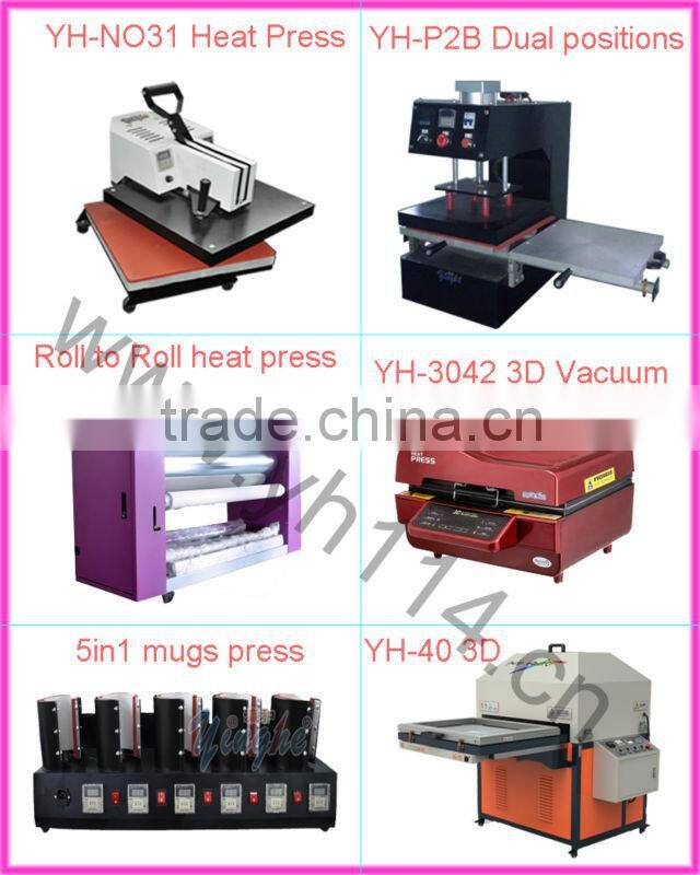 YH-J29 multifunction heat transfer Machine,plate heat press machine,T-shirt heat press,cloth heat press machine