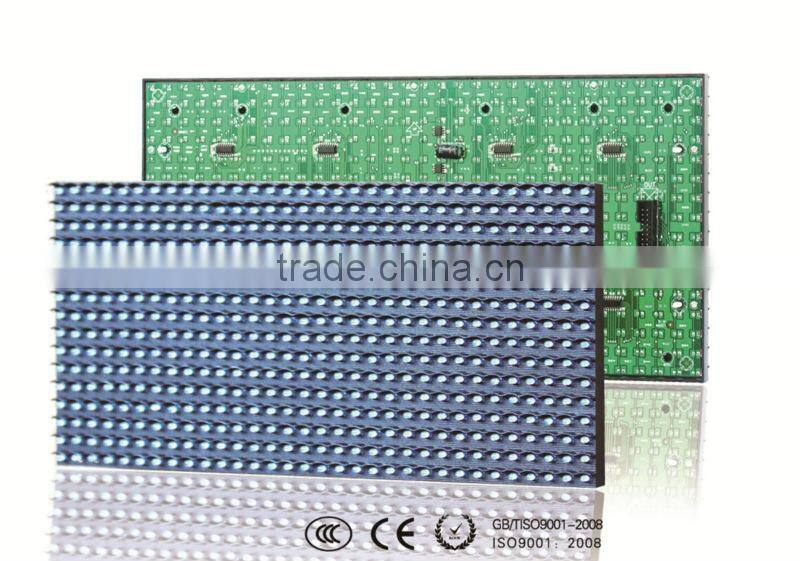 semi-outdoor p10 singal color led display module/led display board module