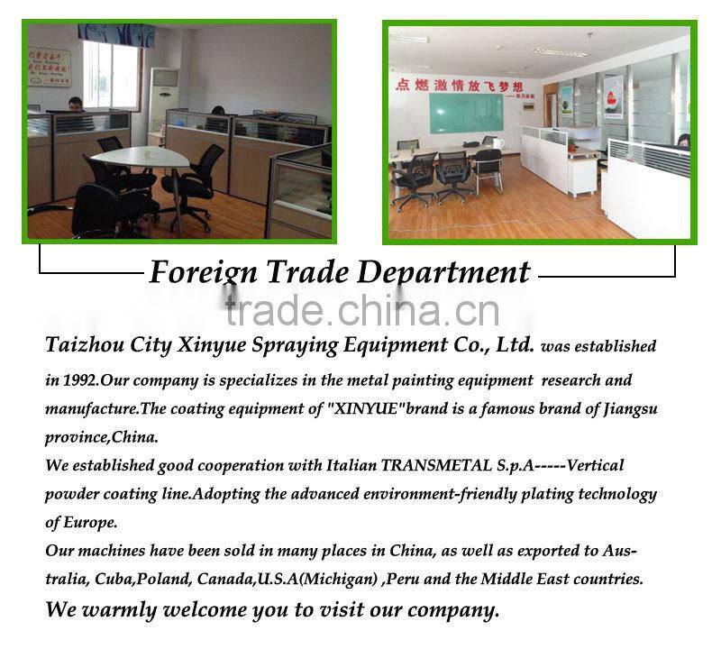 Aluminum extrusion powder coating line