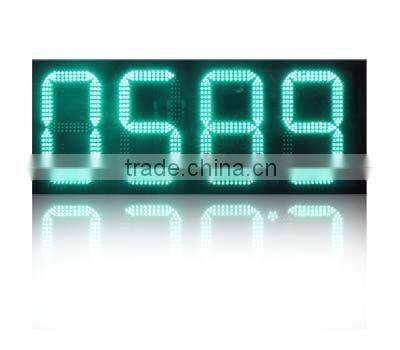 48 inches 12" 8.889 Green LED gas price signs digital for Gas Station