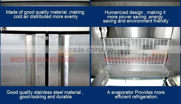 R021 Fancooling 4 Door Commercial Refrigerator / Deep Freezer