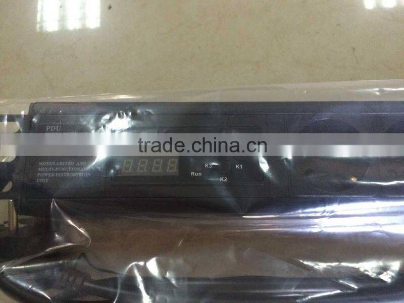 19" 1.5U 8 WAY EURO TYPE TEMPERATURE PDU SOCKET