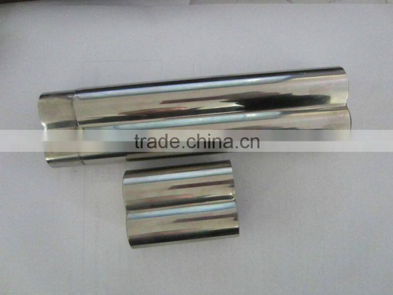 Fashionable cigar tube stainless steel hip flask