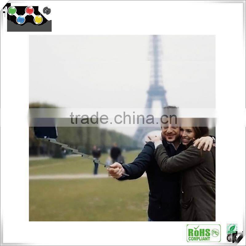 Fashion design rotating selfie stick phone case for mobile phone, adjustable selfie stick phone case