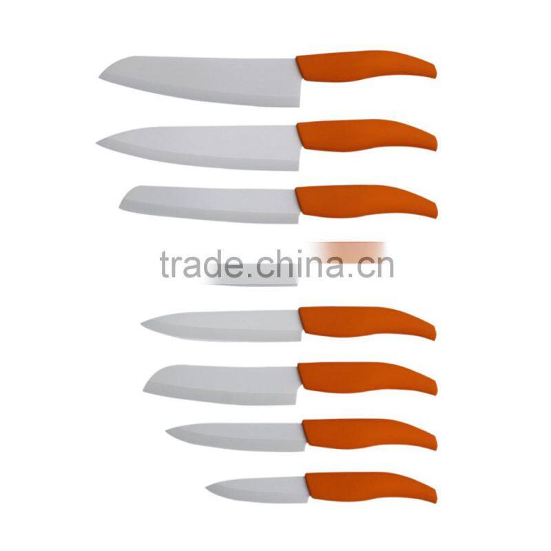 Colorful handle Zirconia Knife 3" Fruit knife, 4" Paring Knife, 5" Utility Knife, 6" Chef Knife, 7" Chef Knife Kitchen Knives
