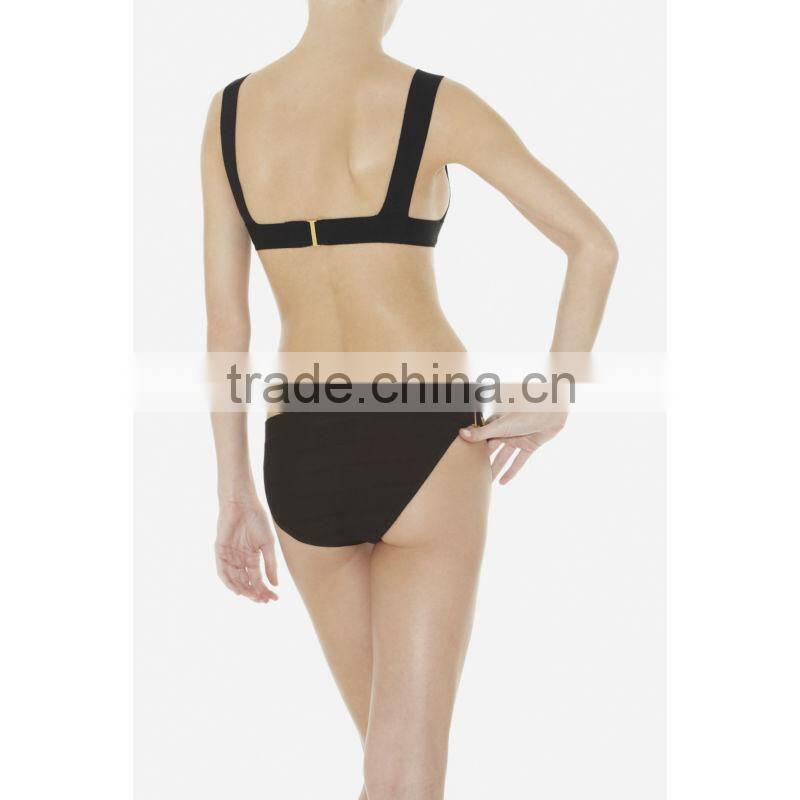Top quality sexy black christmas bikini bandage bikini