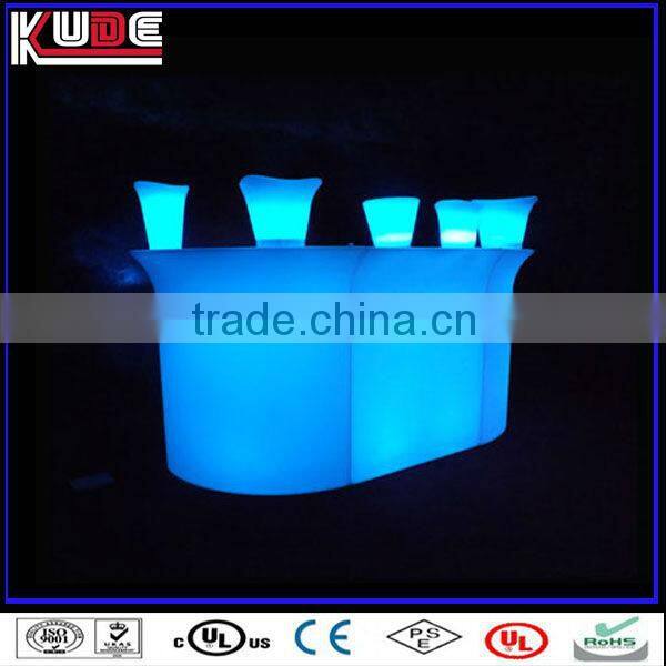 LED illuminated bar furniture modern home sectional bar counter design for sale