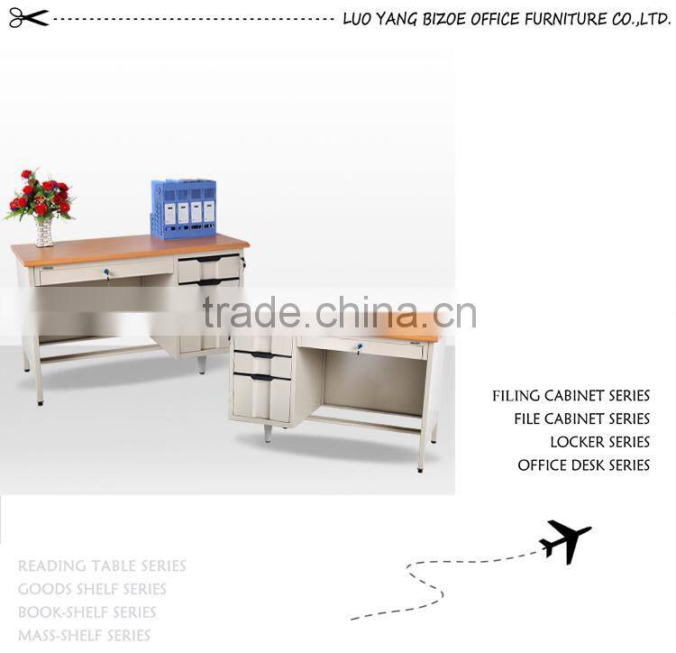 high quality standard four drawers office table with lock