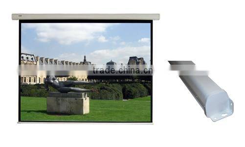 60-200'' Motorized Projection Screen for Home Business presentation Aluminum frame PVC Material