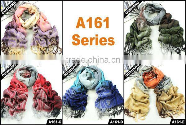 A161-B Multicolor Party Scarf Easy Knit Shawl