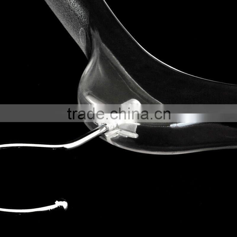 Transparent Plastic Jacket Hanger for Clothing Manufacturer