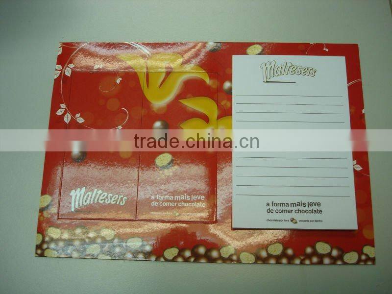 2014 new promotion custom magnetic notepad