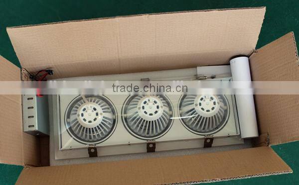 20w 30w 40w 60w 90w adjustable recessed rectangle led grille light