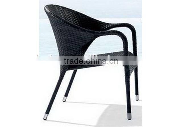 best quality and popular poly wicker dining chair