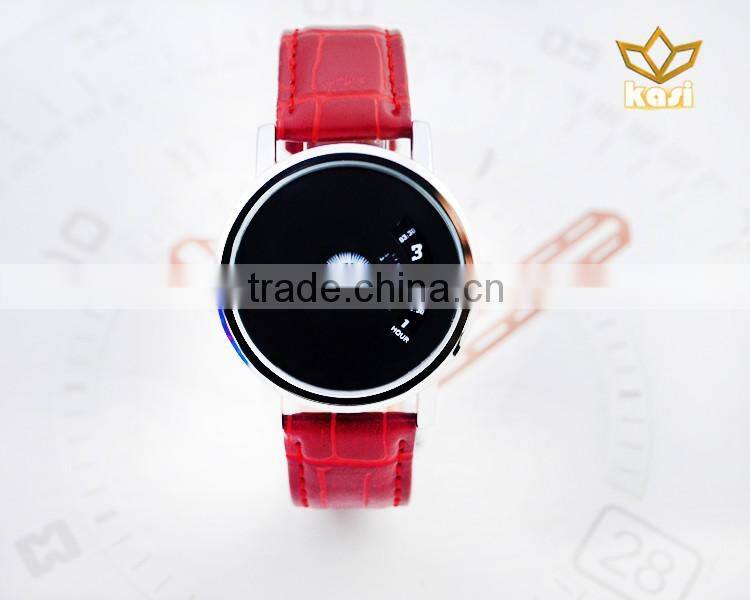 New fashion digital second dial water resistant stainless steel alloy watch case quartz wrist watch Y011