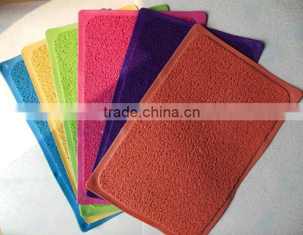 ant-slip backing plastic loop doormats