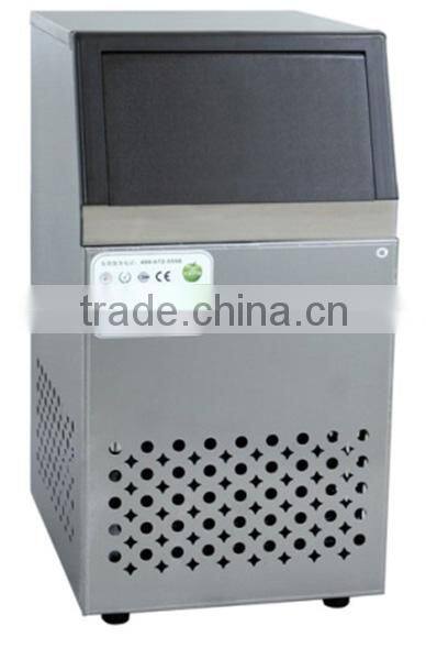 Compact Portable Silver Ice Maker Countertop Ice Cube Maker Machine