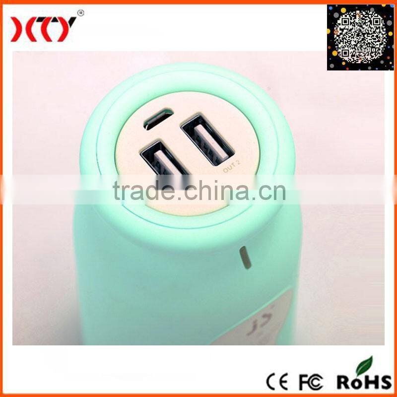 Milk Bottle Shaped Universal 5200mAh Backup External Battery USB Power Bank Charger