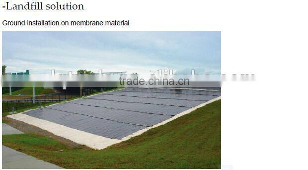 72W amorphous silicon flexible solar panels