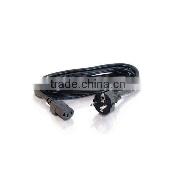 Hot sell 250V 10A 14AWG Europe AC power cord CEE7/7 to IEC320 C13