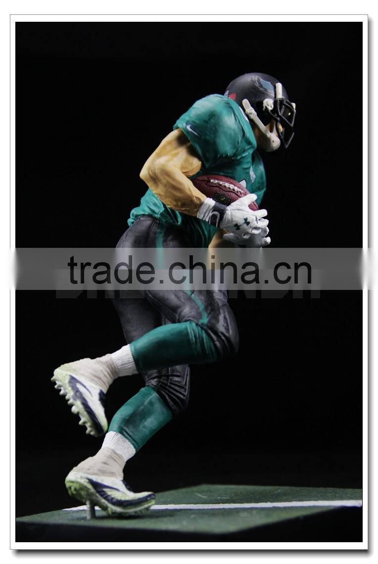 3D Plastic American Football Player Action Figures