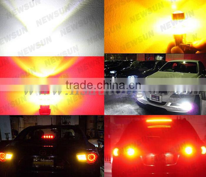 Super bright led car lighting source 12V DC Car interior dome light T20 7443 w21/5w led auto light bulb car brake lights