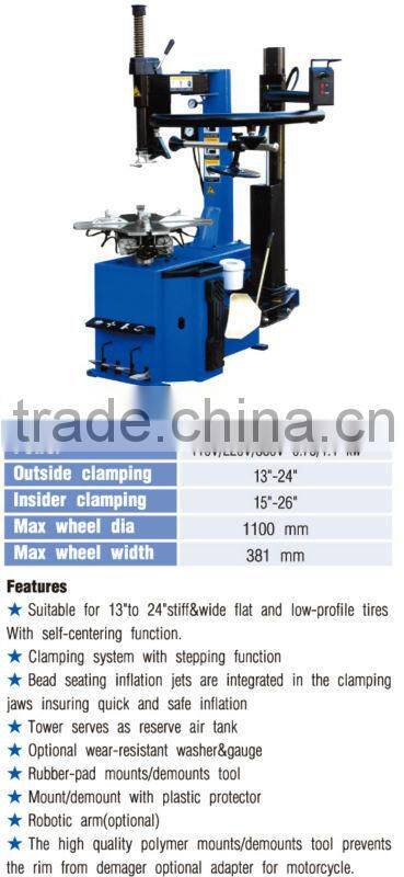 Round Tower Automatic Tire Changer