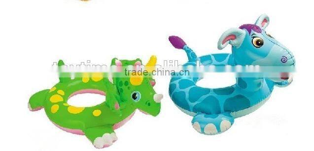 PVC Inflatable Floating Wholesale Kids Animal Swimming Ring