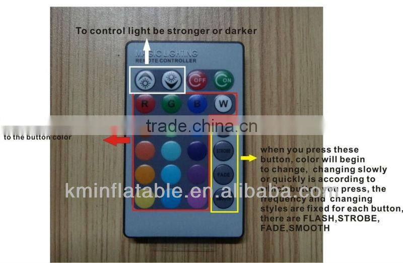 decoration stage inflatable star led inflatable star