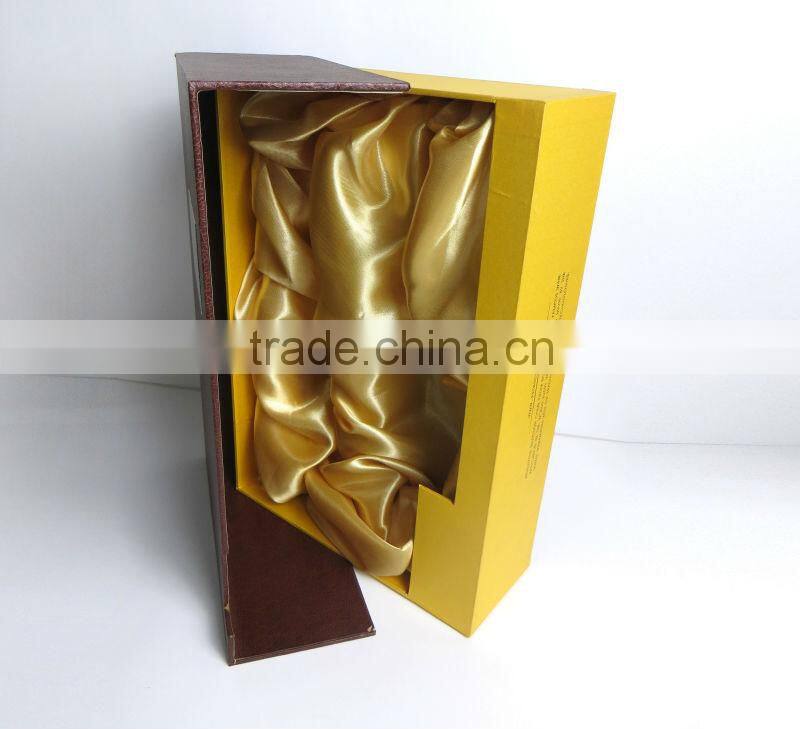 Wholesale Strong and upscale wine packaging box / single bottle wine box for sale