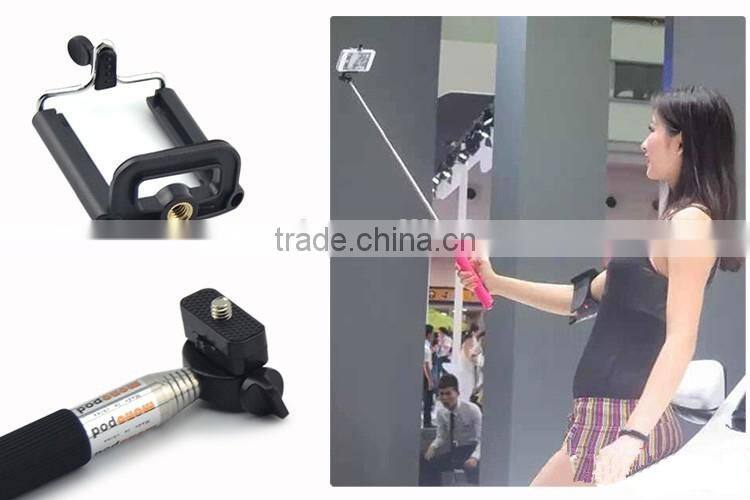 Bluetooth Shutter Wireless Camera AB Shutter + Self-timer Kit Monopodfor most Android Phone CL-70