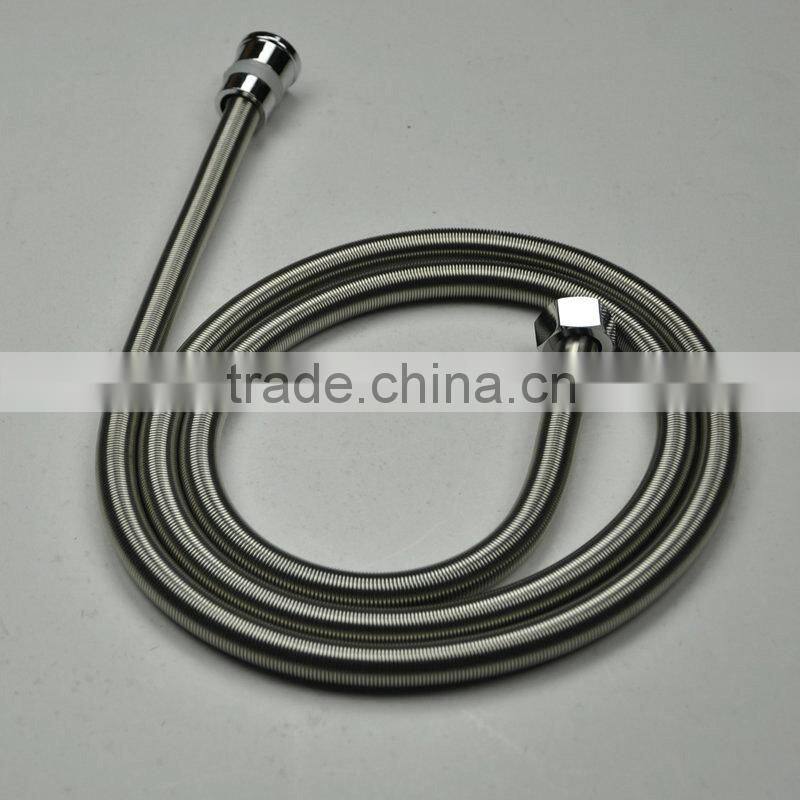 Best quality stainless steel spring Shower tube metal flexible hose with bathroom