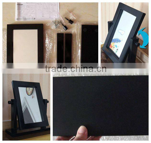 Fashion design wooden table mirror