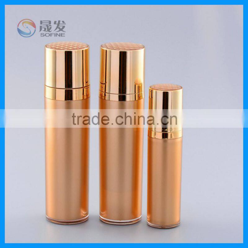 Empty cosmetic acrylic lotion bottle