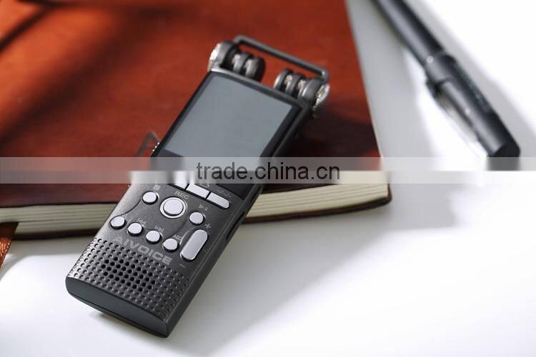 High qualtiy PCM noise reduction AGC voice recorder with 1536Kbps Hi-Fi recording