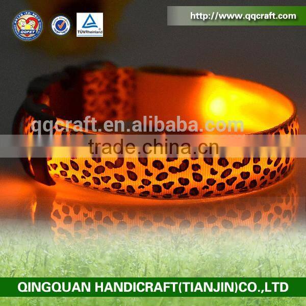 New products 2015 innovative product customized led dog collar and leash sample free