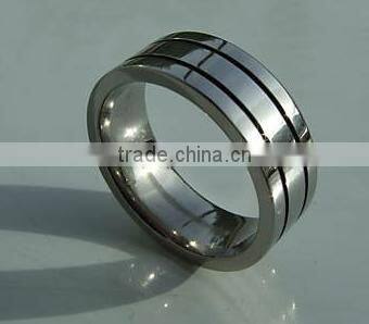 forged Titanium Ring, hand forged rings