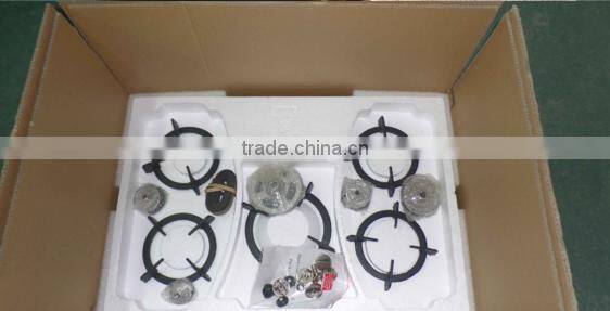 Tempered glass gas hob/Four burner Energy saving gas stove